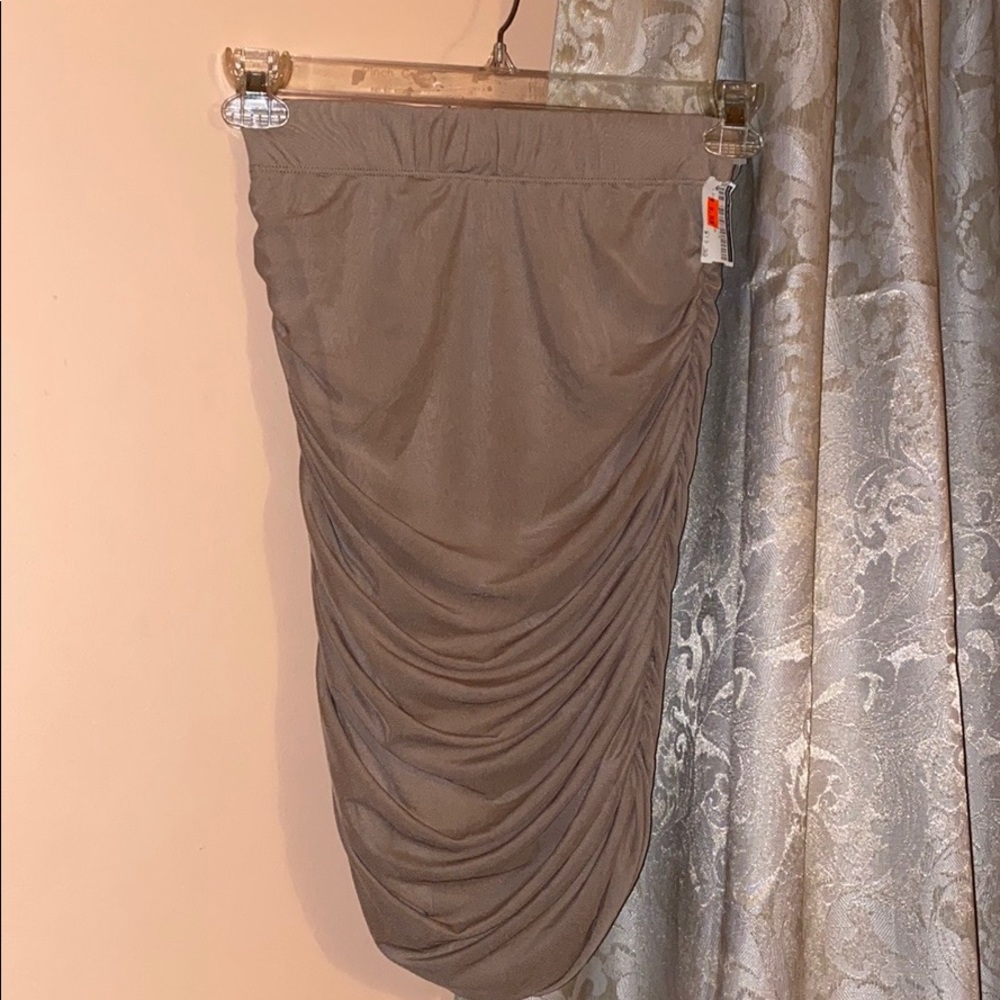 Ruched Pencil Skirt